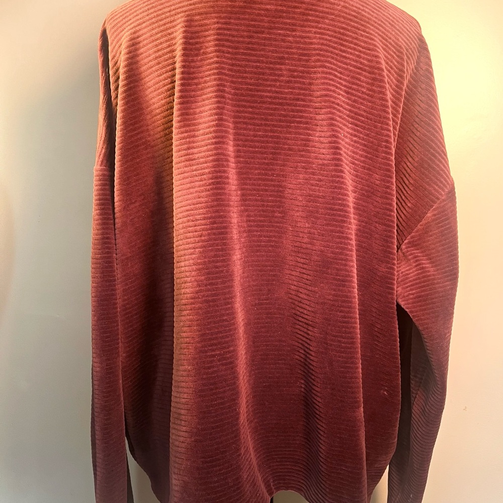 Lands End Red Oversized Top - Picture 5 of 14